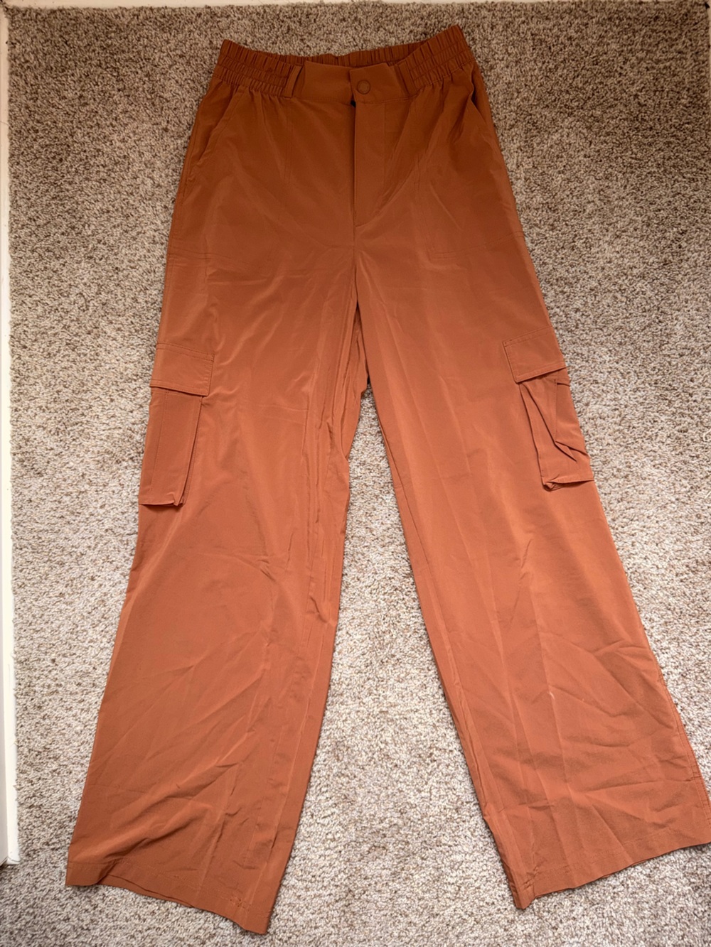 aerie Women's Rust Cargo Track Pants